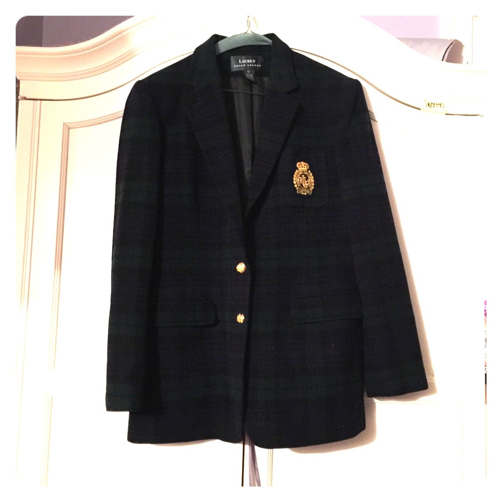 Oversized Ralph Lauren preppy Tartan Blazer